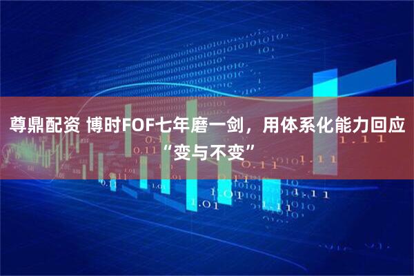 尊鼎配资 博时FOF七年磨一剑，用体系化能力回应“变与不变”