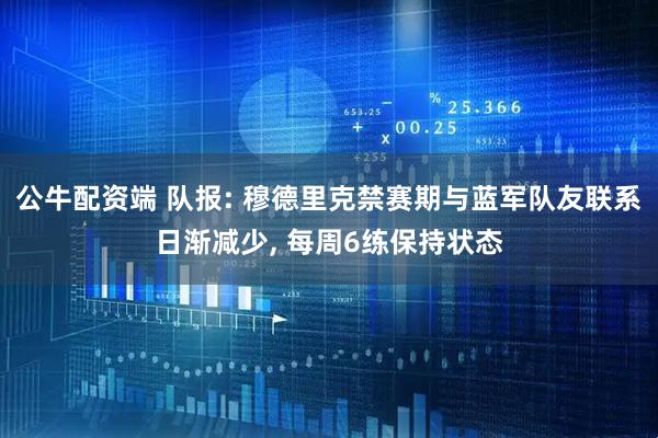 公牛配资端 队报: 穆德里克禁赛期与蓝军队友联系日渐减少, 每周6练保持状态
